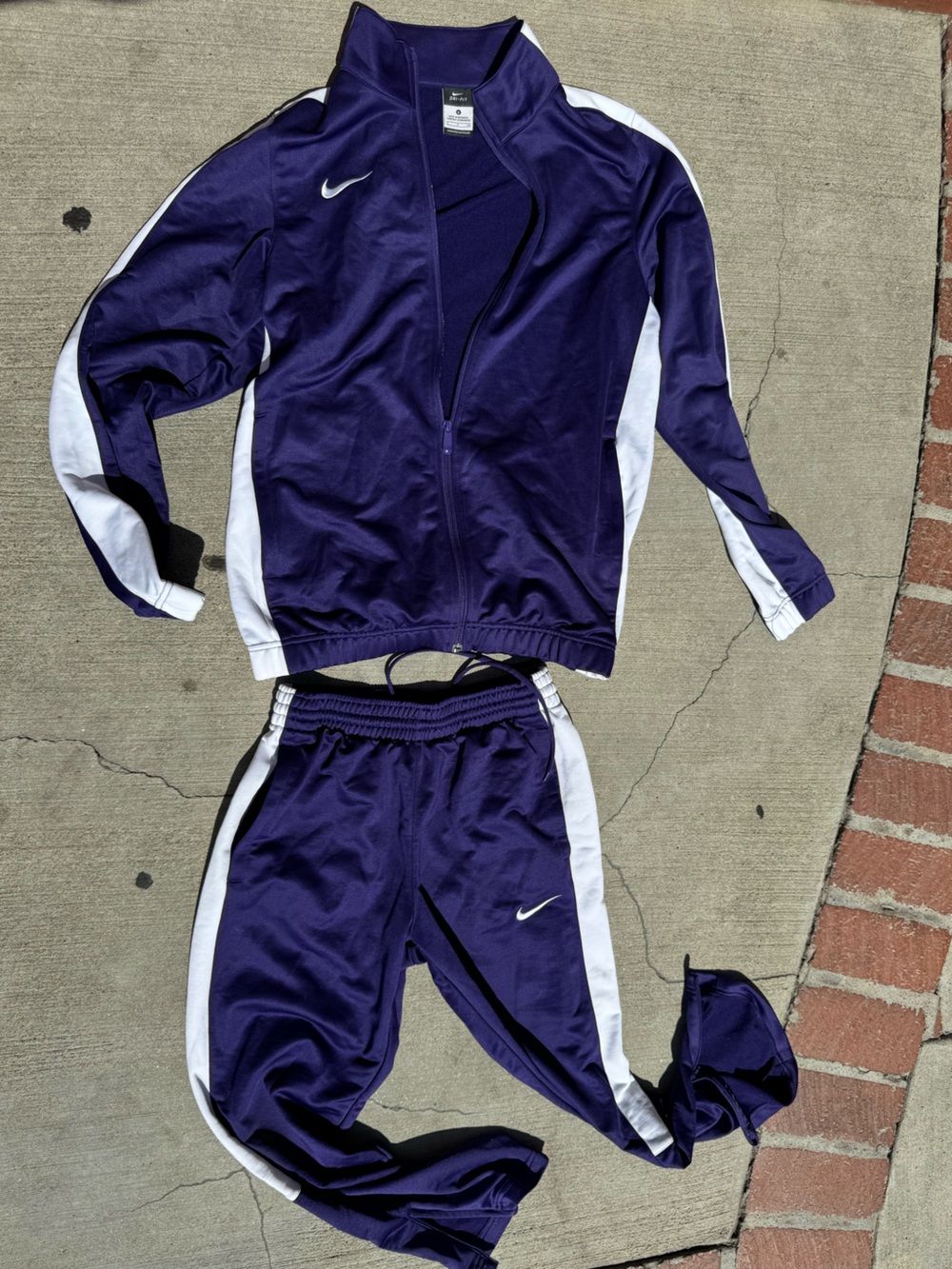 Men’s Nike Vintage matching Track Set Jacket Size S